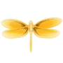 Украшение для штор "Стрекоза", цвет: темно-желтый х 11 см Производитель: Россия инфо 580g.
