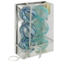 Набор новогодних шаров, 6 шт, цвет: голубой, синий Ф Е В Энтерпрайз 2009 г ; Упаковка: пластиковая коробка инфо 733g.