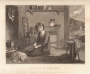 Маленькая хозяйка Гравюра (начало XIX века), Англия Гравюра ; Гравюра, Бумага Размер: 36,2 х 30,5 см 1802 г инфо 2055g.