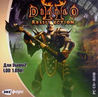 Diablo II Ressurection LOD 1 9d CD-ROM, 2004 г Издатель: ЭксФорс Мультимедиа пластиковый Jewel case Что делать, если программа не запускается? инфо 3589g.