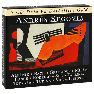 Andres Segovia Andres Segovia (5 CD) Серия: Deja Vu Definitive Gold инфо 4539g.